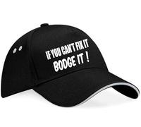 Print4U Can't Fix It Bodge It Baseball Cap Funny Birthday Gift for Men & Ladies Black