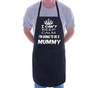 Print4U Can't Keep Calm Going To Be Mummy BBQ Cooking Funny Novelty Apron Black