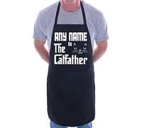 Print4U Chef BBQ Personalised Apron The Catfather Any Name Black
