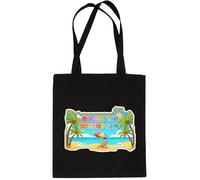 Print4U Cotton Shopping Tote Bag Fun Rocking Retirement Retired Ladies Gift Black