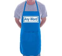 Print4U Customised Apron BBQ Any Word You Want Name Song
