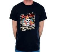 Print4U Dad Tax Mens T-Shirt Funny Tee for Dad 5X-Large Black
