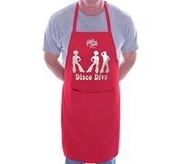 Print4U Disco Diva The 70's BBQ Cooking Funny Novelty Apron Red