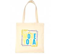 Print4U Do More Yoga Cotton Tote Shopper Bag Workout Gym Pilates Gift Natural