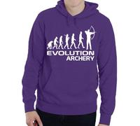 Print4U Evolution Of Archery Adult/Mens/Ladies Hoodie Size S-XXL