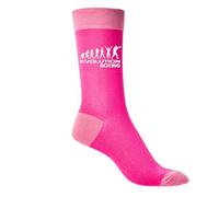 Print4U Evolution Of Boxing Funny Ladies Socks Pink Gift For A Boxer Birthday