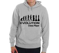 Print4U Evolution Of Chess Player Funny Adult Mens Ladies Hoodie Birthday Gift S-XXL