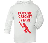 Print4U Future Cricket Star Age 6-12 Months White