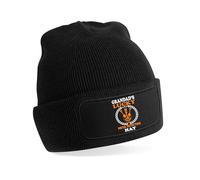 Print4U Grandad's Lucky Metal Detecting Beanie Hat Gift Father's Day Birthday Black
