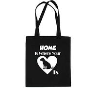Print4U Home Is Where Your Labrador Is Dog Lover Gift Gym Bag Shopping Tote Bag Black