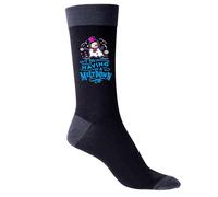Print4U I'm Having A Meltdown Men's Black Socks Funny Present