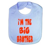 Print4U I'm The Big Brother - Funny Baby/Toddler/Newborn Bib -Gift blue