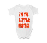 Print4U I'm The Little Brother Funny Babygrow Babies Gift Boy/Girl Vest Babies 0-3 white