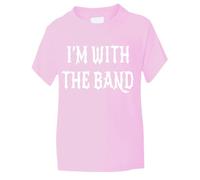 Print4U I'm with The Band Funny Boys/Girls T-Shirt 1-2 Pink