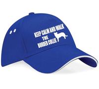 Print4U Keep Calm Walk The Border Collie Baseball Cap Dog Lovers Men & Ladies