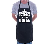 Print4U King Of The Grill BBQ Cooking Novelty Apron Black