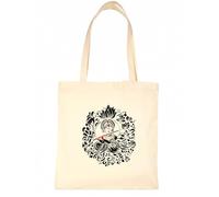 Print4U Krishna God Boho Bag Mandala Indian Ladies Cotton Tote Shopper Natural Natural