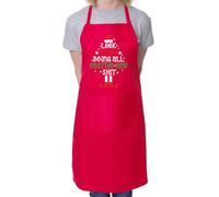 Print4U Look At Me Being Festive Apron Xmas Present Joke Fun Gift Red