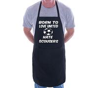 Print4U Love Man Utd Hate Scousers BBQ Cooking Funny Novelty Apron Black