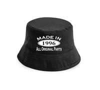 Print4U Made in 1996 30th Birthday Bucket Hat Age 30 Gift for Men & Ladies