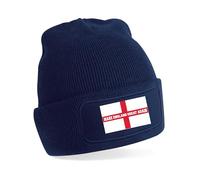 Print4U Make England Great Again Beanie Hat English Pride St George Cross Blue