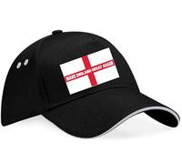 Print4U Make England Great Baseball Cap English Pride St George Cross Patriot Black
