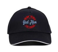 Print4U Man The Myth Best Man Baseball Cap Stag Do Stag Night Wedding Gift Black