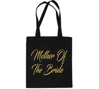 Print4U Mother Of The Bride Wedding Favour Party Tote Bag Black