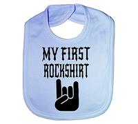 Print4U My First Rock Top Music Funny Feeding Bib Present Blue