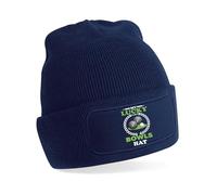 Print4U My Lucky Bowls Beanie Hat Gift Father's Day Crown Green Bowling Birthday Blue