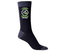 Print4U My Lucky Bowls Men's Black Socks Men's Crown Green Birthday Gift