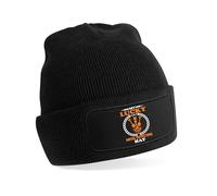 Print4U My Lucky Metal Detecting Beanie Hat Gift Father's Day Birthday Present Black