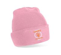 Print4U My Lucky Metal Detecting Beanie Hat Gift Father's Day Birthday Present Pink