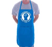Print4U Northern Soul Music BBQ Cooking Funny Novelty Apron Blue