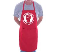 Print4U Northern Soul Music BBQ Cooking Funny Novelty Apron Red