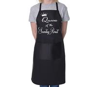 Print4U Queen of Sunday Roast Mother's Day Novelty Cooking Ladies Apron