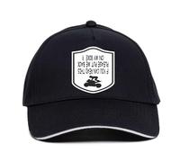 Print4U Read This Put Me Back On Motorbike Baseball Cap Bikers Funny Hat Black