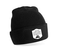 Print4U Read This Put Me Back On Motorbike Beanie Hat Bikers Funny Birthday Gift Black