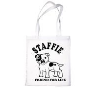 Print4U Shopping Tote Bag For Life Staffie Bull Terrier Dog Lover