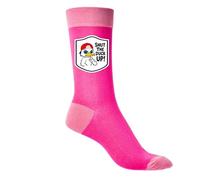 Print4U Shut The Duck Up Ladies Pink Socks Gift Funny Birthday Present