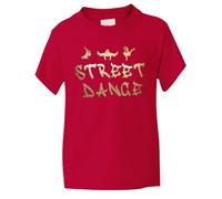 Print4U Street Dance! Dance School/Disco Boys/Girls T-Shirt 9-11 Red