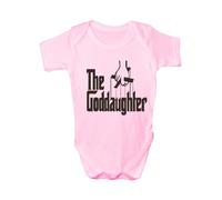 Print4U The Goddaughter~Funny Babygrow~Babies Gift ~ Girl Vest Babies Clothing 0-3 pink