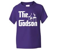 Print4U The Godson Funny Boys T-Shirt 12-13 Purple
