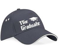 Print4U The Graduate Baseball Cap Graduation Gift for Men & Women Grey