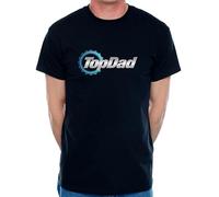 Print4U Top Dad Mens T-Shirt Gift for Men Father's Day Funny Birthday Present 4X-Large Black