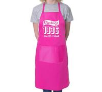 Print4U Vintage Birthday 1936 90th Birthday Funny Apron Novelty Baking BBQ Pink