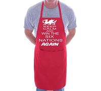 Print4U Wales Win 6 Nations Rugby BBQ Cooking Funny Novelty Apron Red
