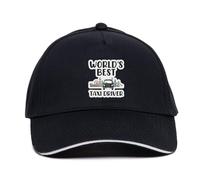 Print4U World's Best Taxi Driver Baseball Cap Fun Father's Day Birthday Gift Black
