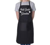Print4U Worlds Greatest Grandma Mother's Day Cooking Bakers Ladies Apron Black