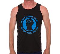 print4ucouk Northern Soul 60's Music Retro Mens Vest Tank Gym Althetic Top Size S-XXL